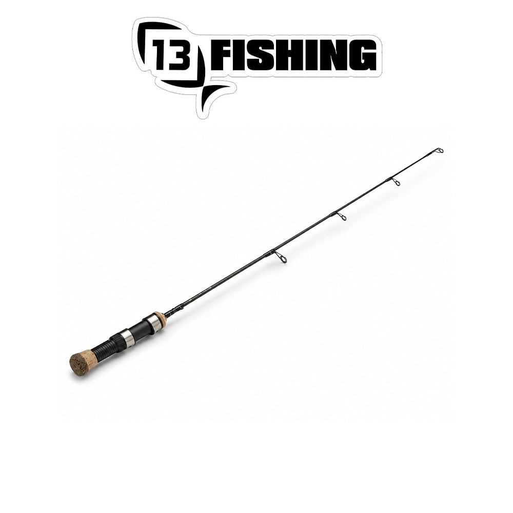 13 Fishing Vital Ice Fishing Rod – Solid Fiberglass Ice Rod with Stainless Steel Guides