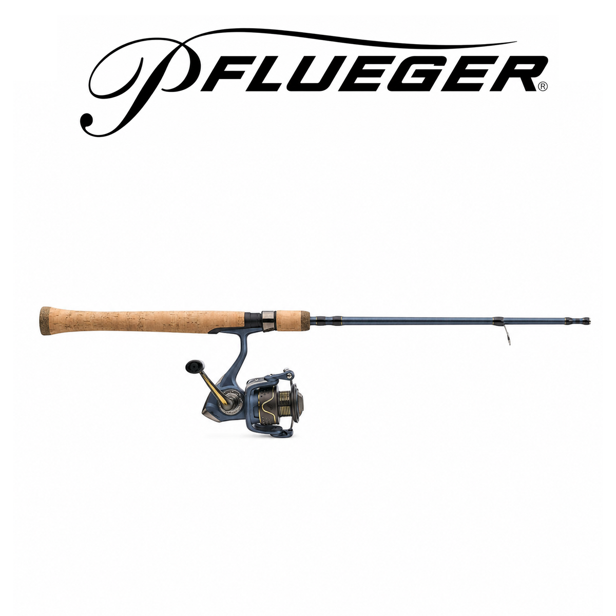 Pflueger President Spinning Combo Reel Size 30 Right/Left Hand Retrieve