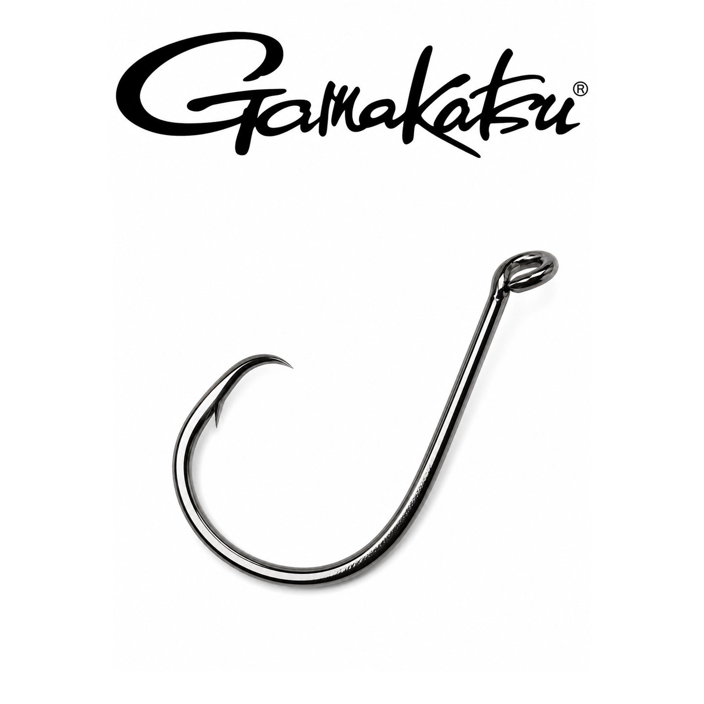 Gamakatsu Big Cat Circle NSB Nickel Silver Black Fishing Hook