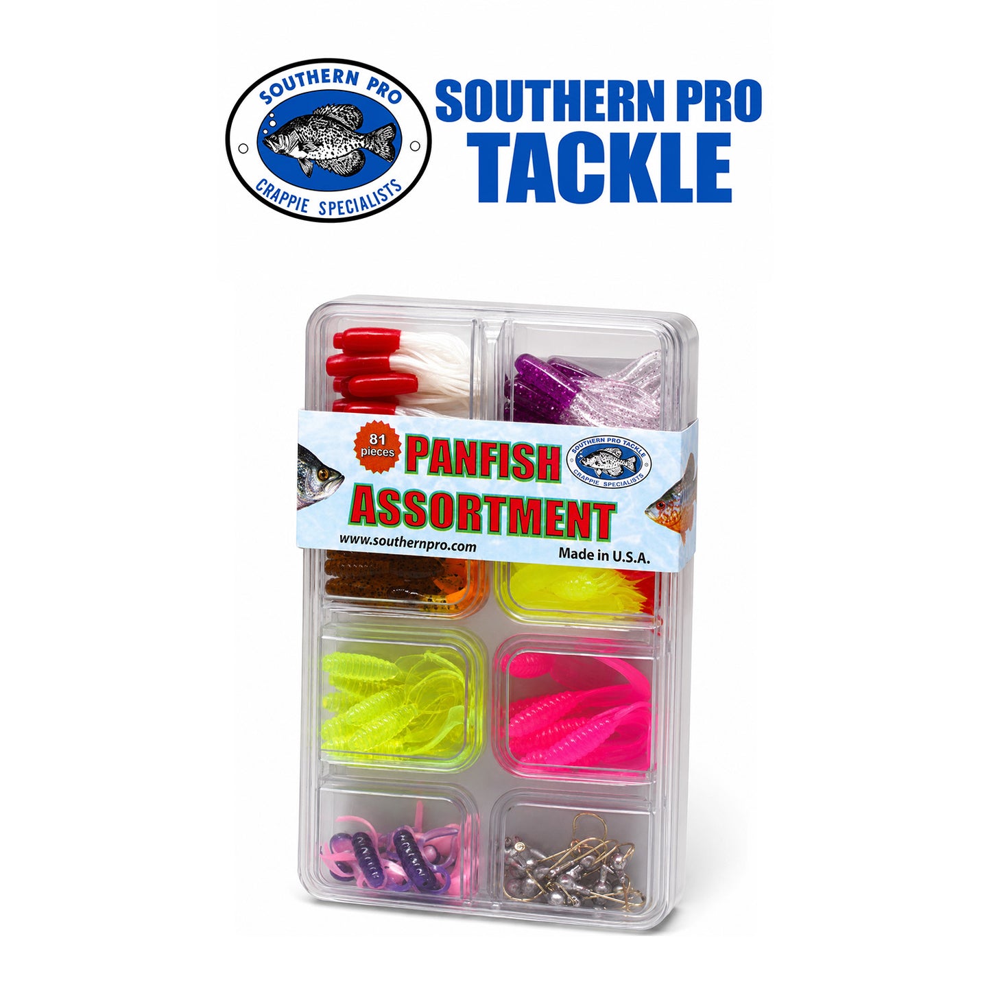 Southern Pro Lit’l Hustler 81-Piece Crappie Fishing Lure Kit