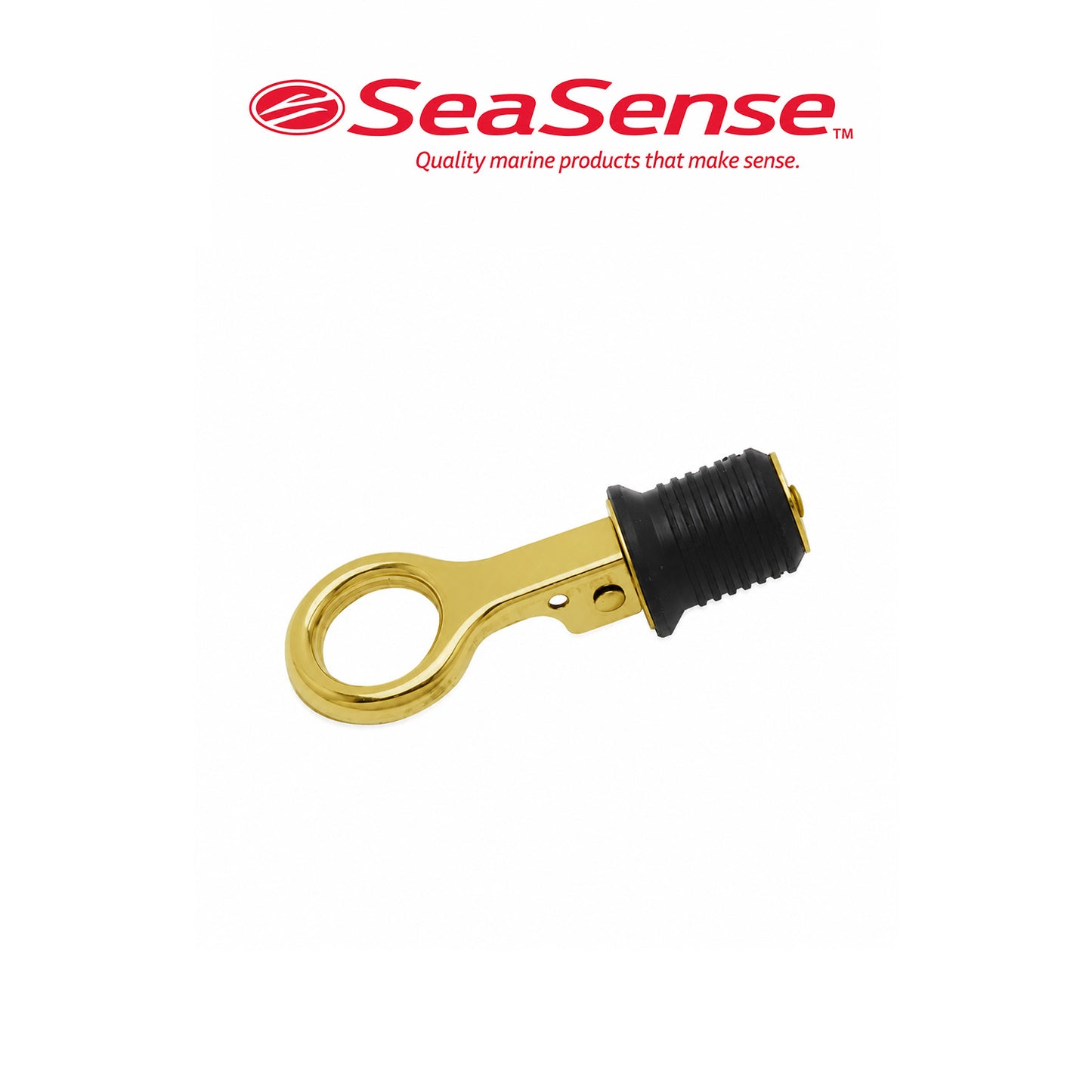 SeaSense 1" Brass Snap Drain Plug for Marine Boats