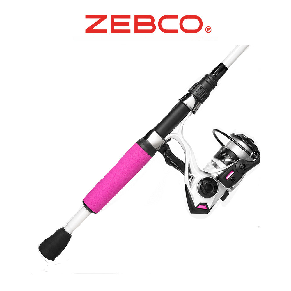 Zebco Roam 6'0" Medium-Light Spinning Combo – Pink