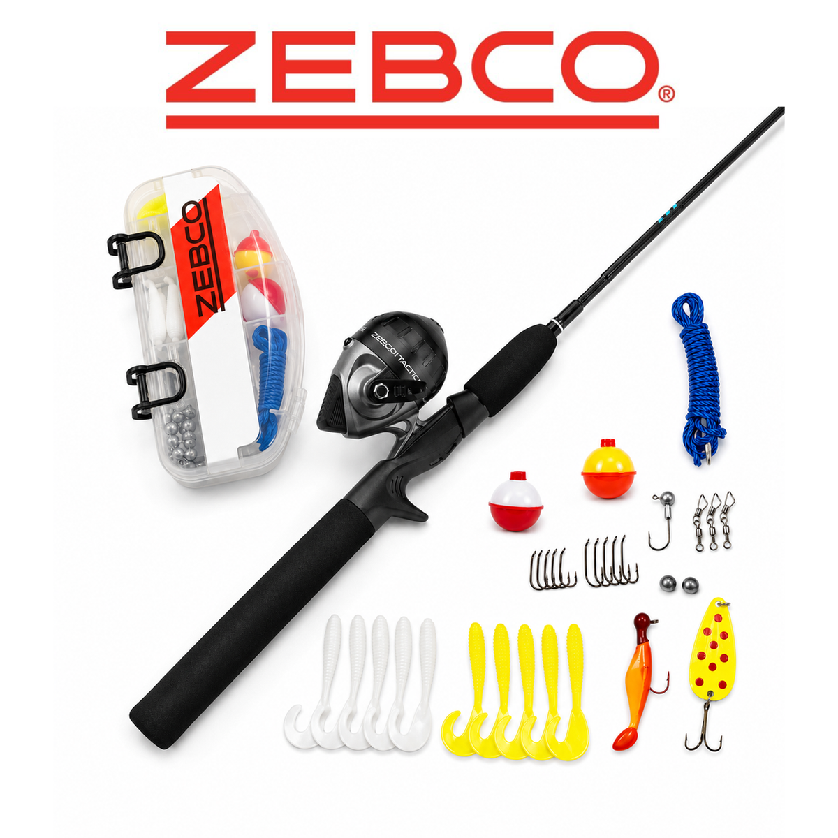 Zebco Ready Tackle Spincast Fishing Combo