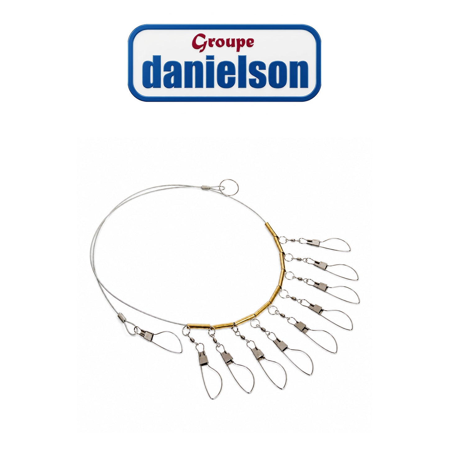 Danielson Cable Fish Stringer with 10 Swivel Snaps