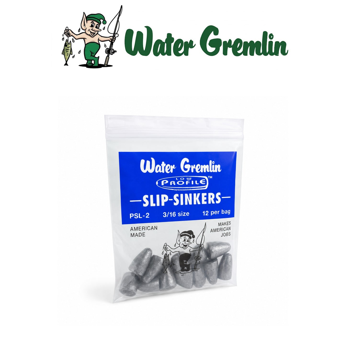 Water Gremlin Worm Weight PSL Fishing Sinker