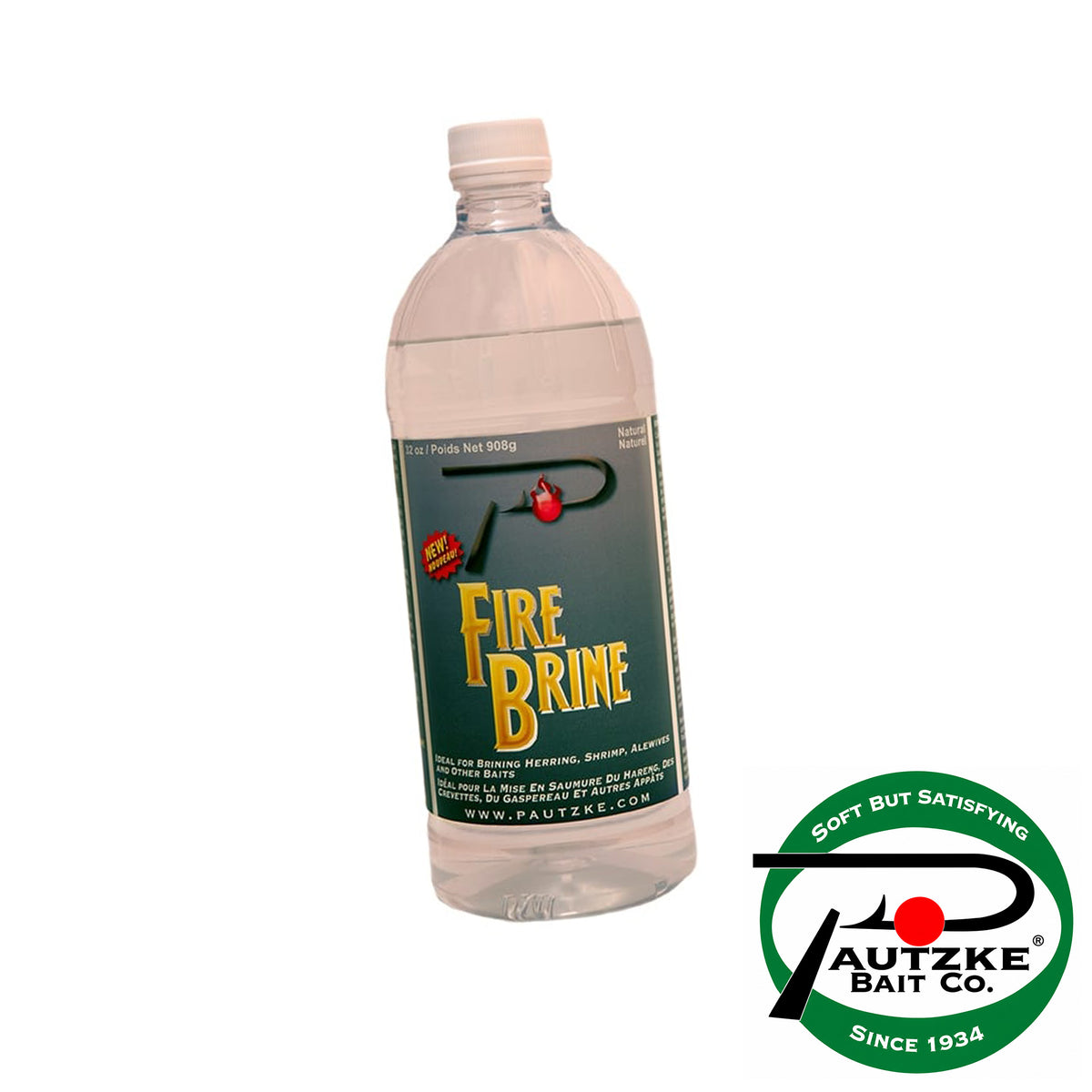 Pautzke Fire Brine 32 oz Bait Brine Treatment