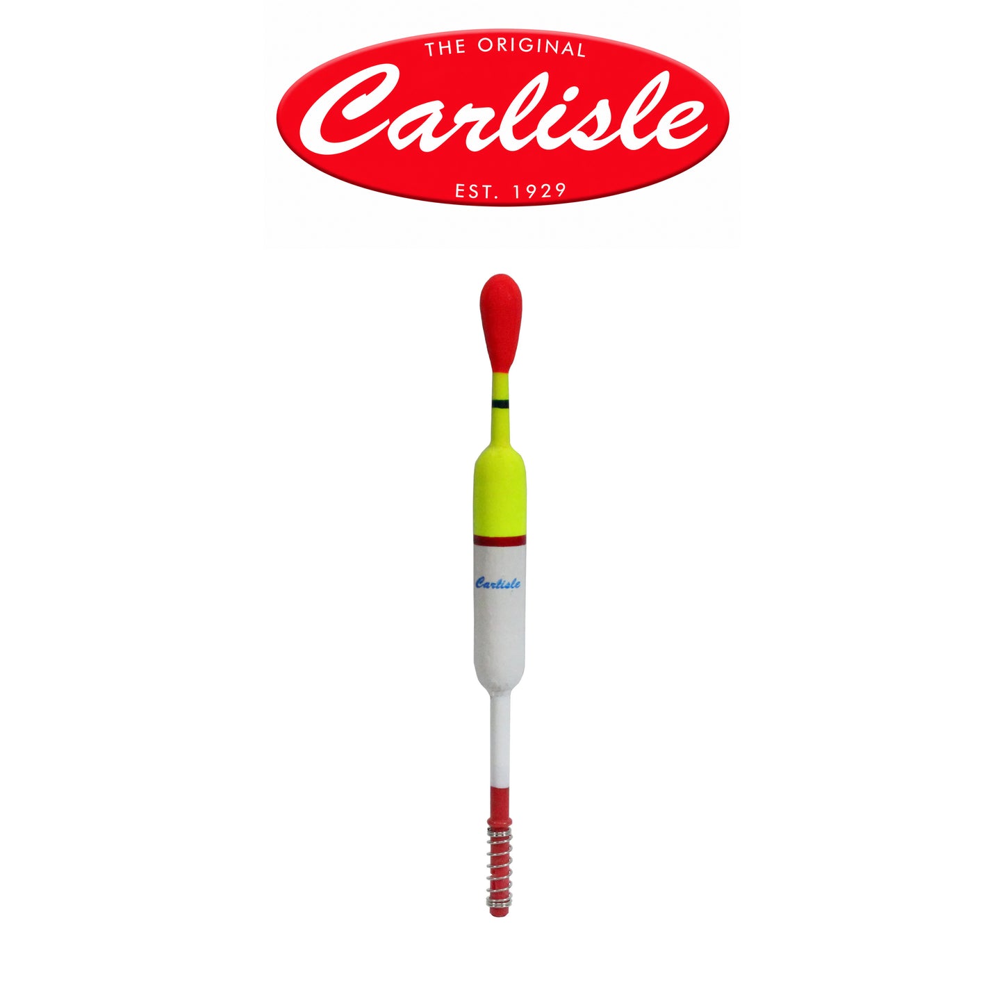 Carlisle Big Top Spring Fishing Float – Durable Plastic Bobber with Metal Spring
