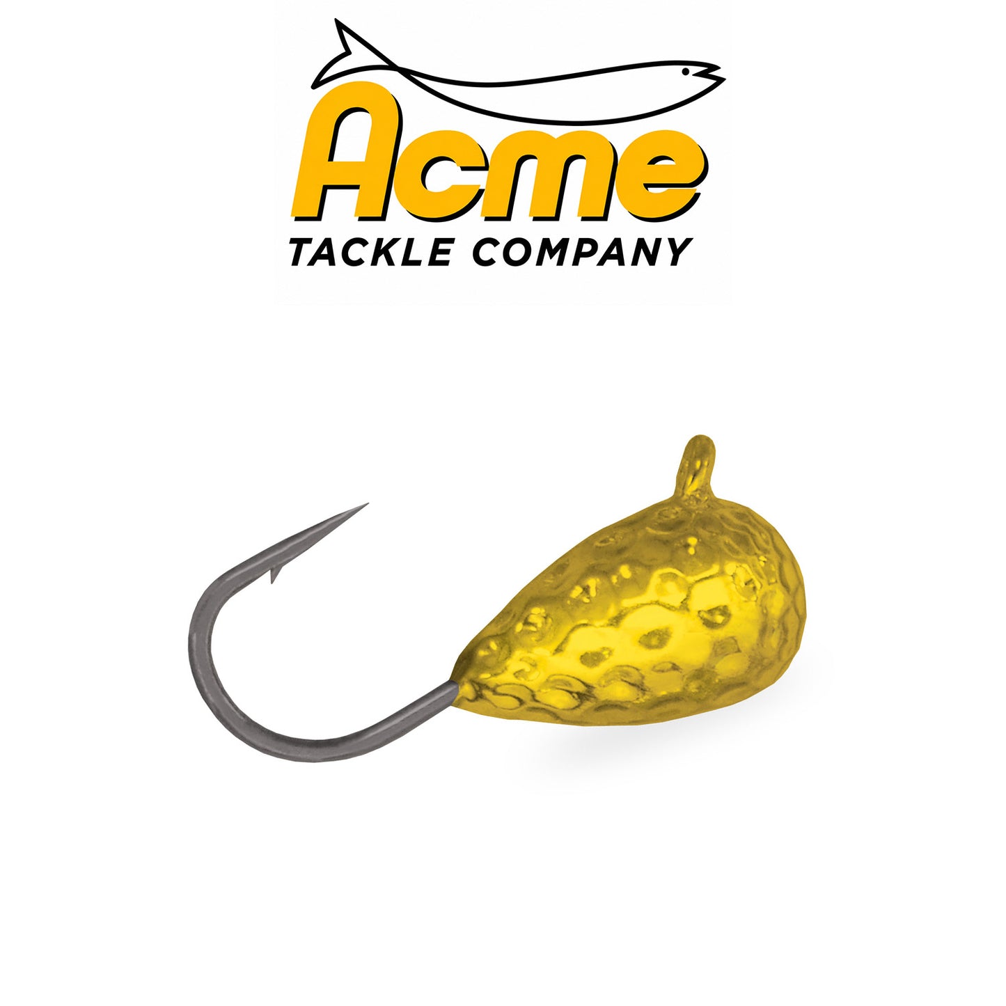 Acme Hammered Tungsten Ice Jigs 2-Pack – Gold, Silver & Copper