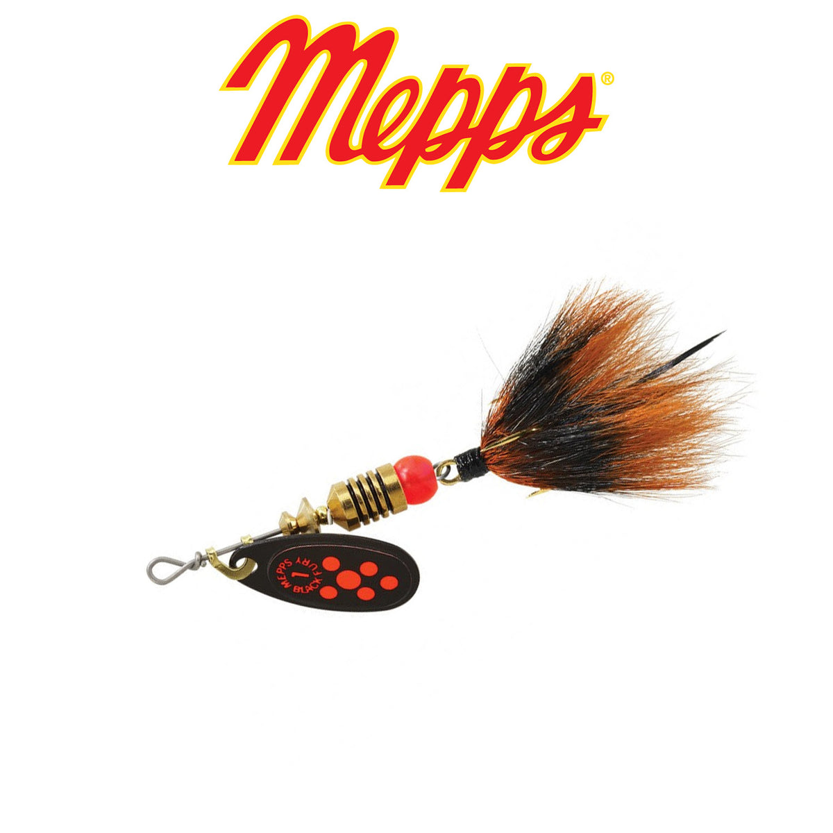 Mepps Black Fury Treble Spinner Lure