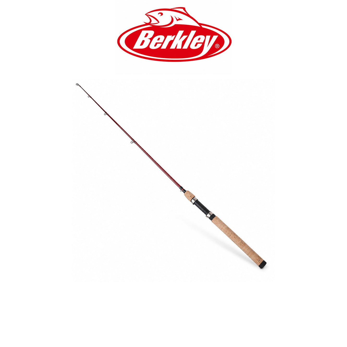 Berkley Cherrywood® HD Spinning Rod | Fast Action | 6 Guides | 6'6" and 7' Options | Medium Light to Medium Heavy | 4-17 lb Line Rating