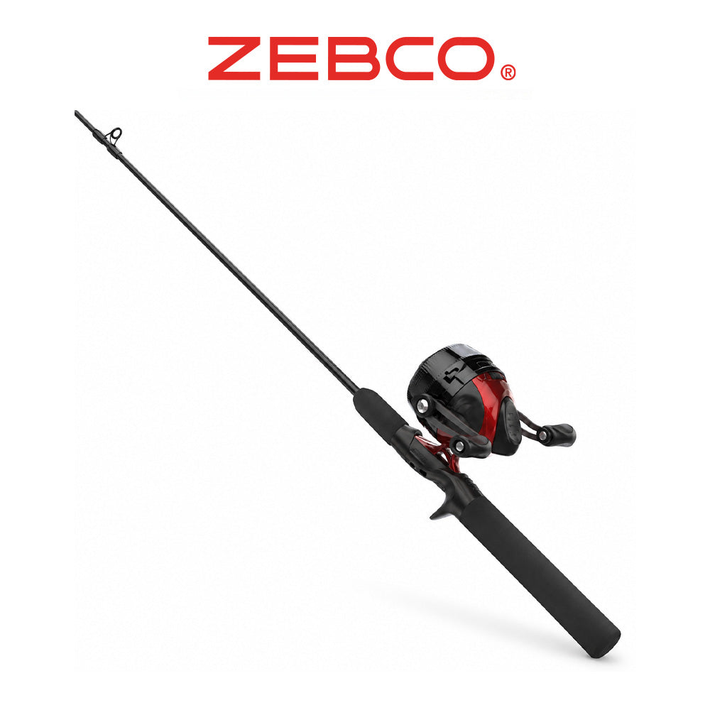 Zebco Slingshot 202 Spincast Combo – Red