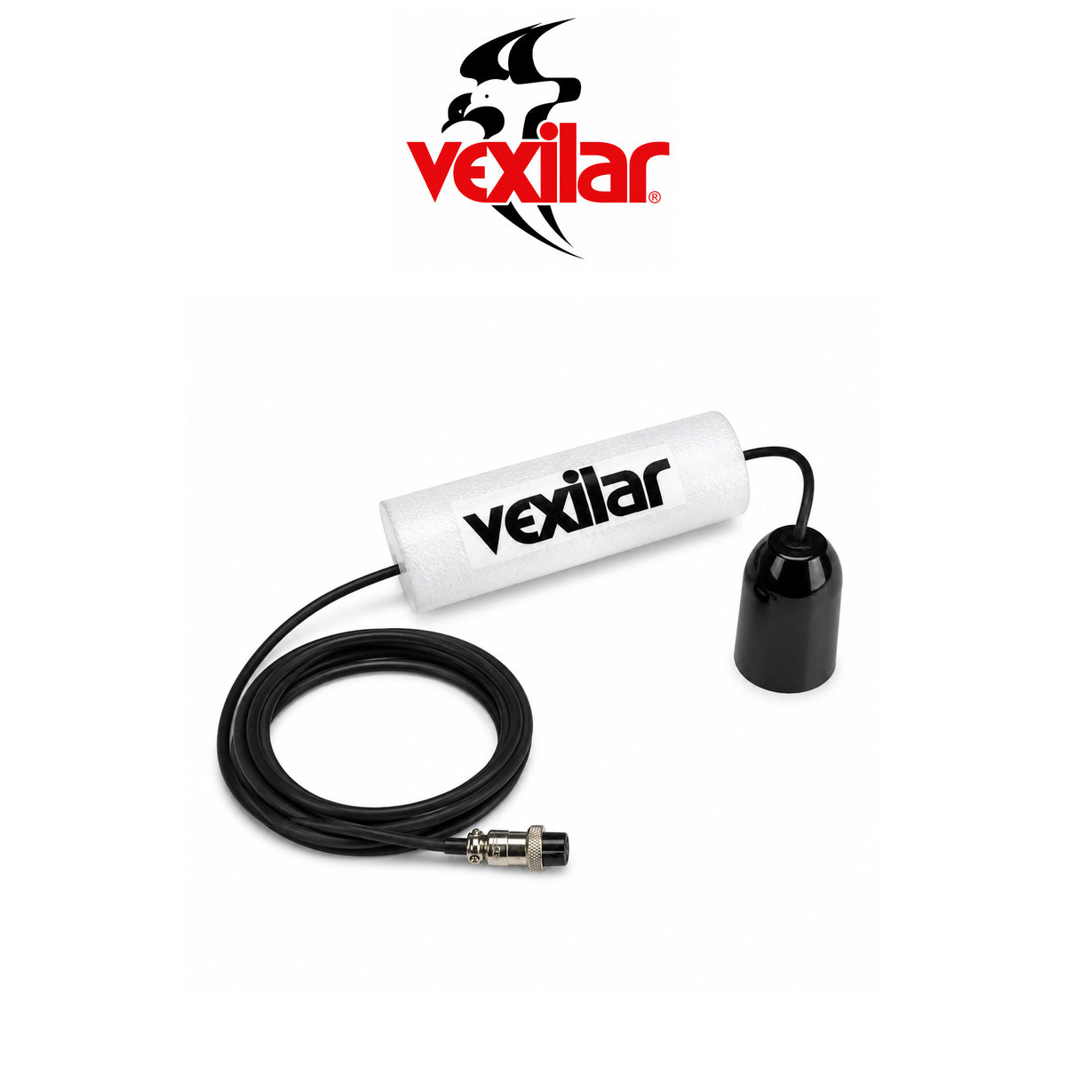 Vexilar 12° Ice-Ducer Ice Fishing Transducer with 7-Foot Cold-Weather Cable