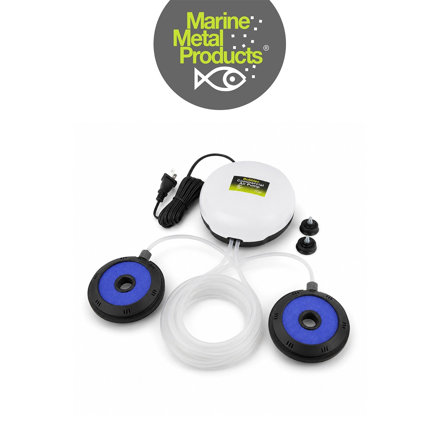 Marine Metal A-3 Commercial Air Pump Kit for Live Bait & Aeration