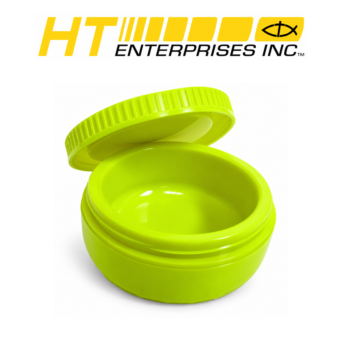 Hard Core 5" Fishing Bait Container – Compact & Durable Bait Storage Box