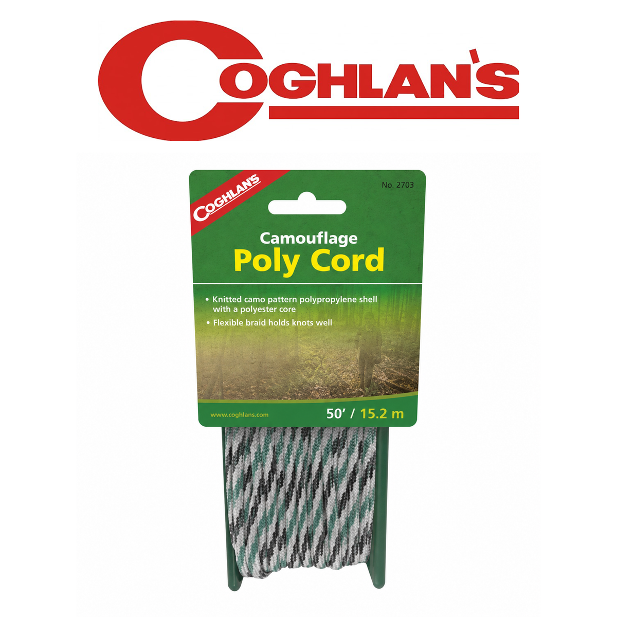 Coghlan’s Camouflage Poly Cord 9050 – Premium Multipurpose Outdoor Utility Cord