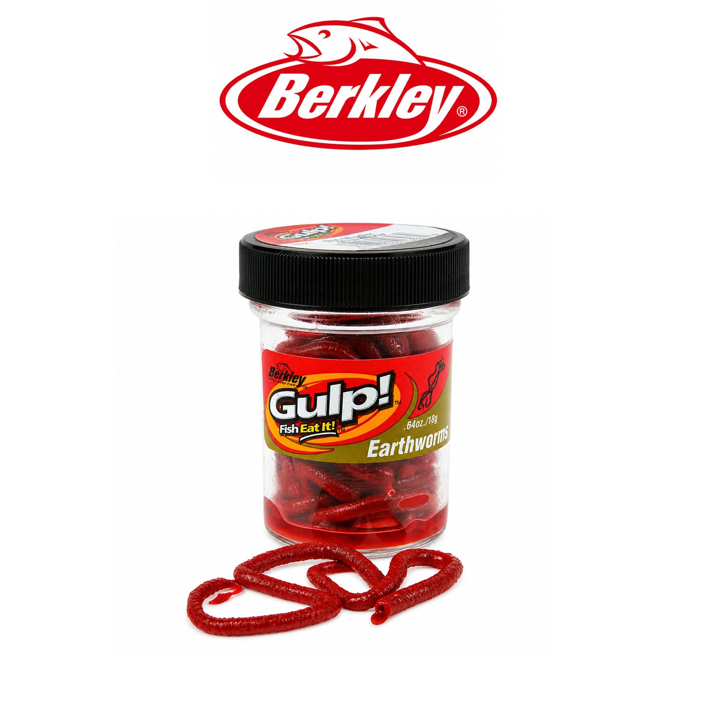 Berkley Gulp!® Earthworm Red Wiggler Fishing Bait