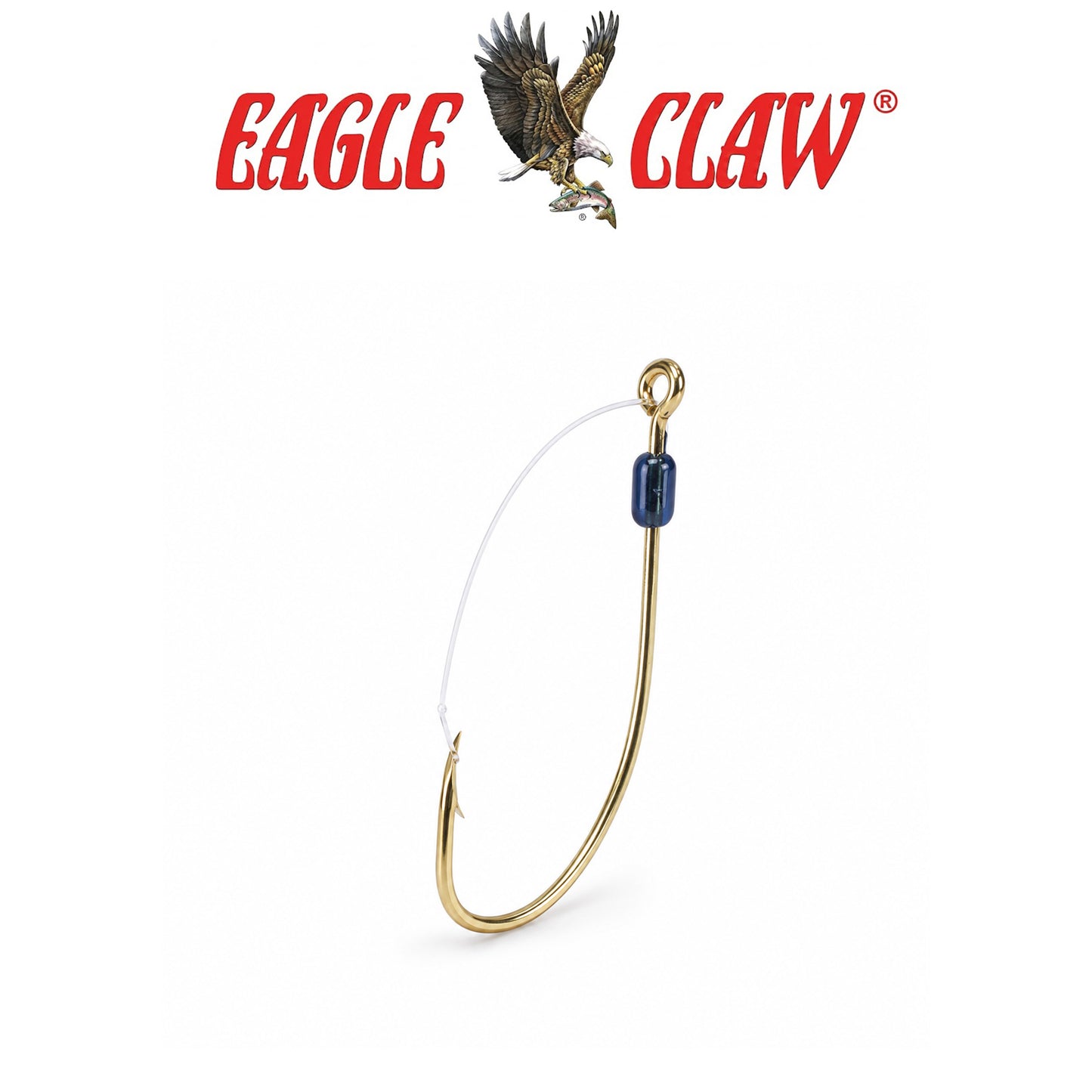 Eagle Claw Weedless Baitholder Non-Offset Fishing Hooks – 5 Pack