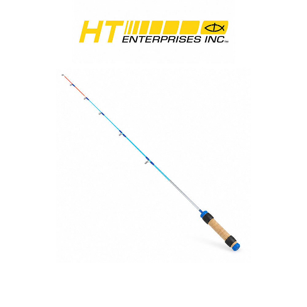 HT Ice Blue Professional 26" Medium Cork Ice Fishing Rod