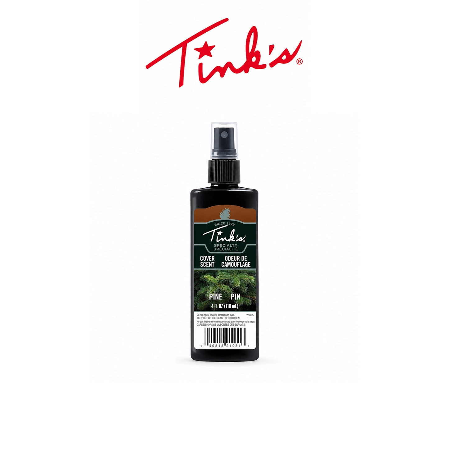 Tink’s Pine Cover Scent Spray for Hunting – Long-Lasting Deer Scent Masking