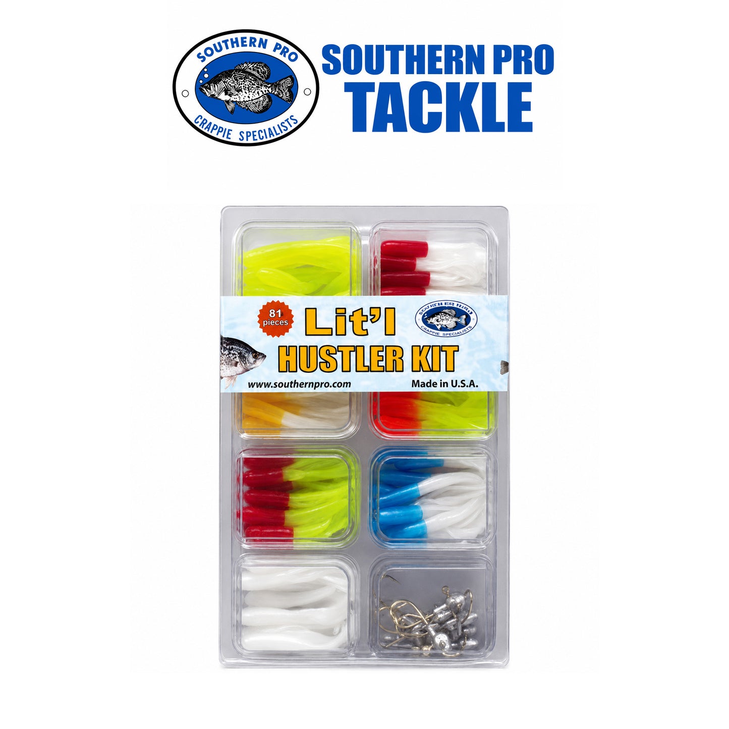 Southern Pro Lit’l Hustler 81-Piece Fishing Kit
