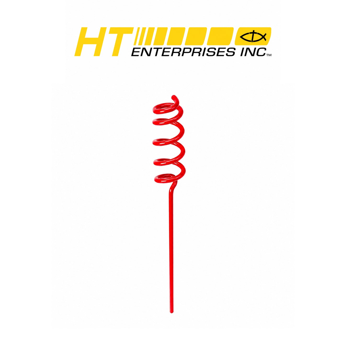 Heavy Duty Extra-Long Coiled Bank Rod Holder