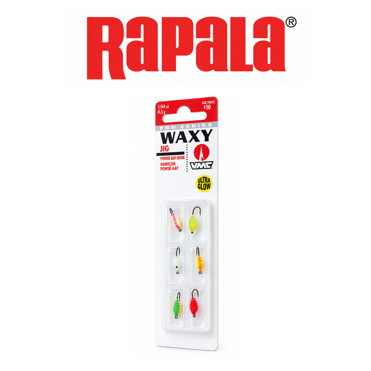 Rapala Waxy Jig Kit – Ice Fishing Jigs for Panfish, Crappie & Perch