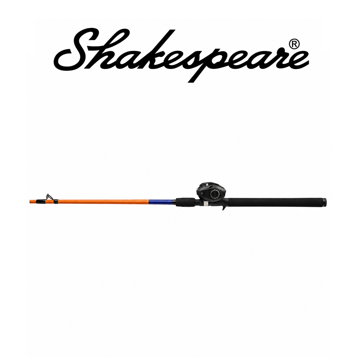 Shakespeare Catch More Fish™ Spincast Rod & Reel Combo – Grey/Black, Size 15