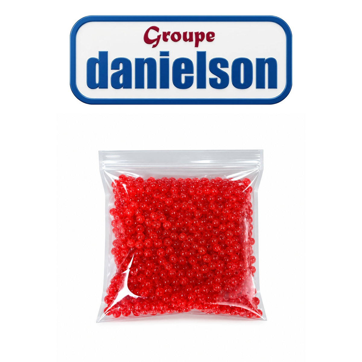 Fluorescent Red 5mm Fishing Beads – High-Visibility Fishing Rig Beads, 90 Piece