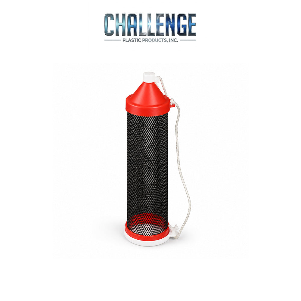 Challenge Plastics 6" Bait Cage – Red