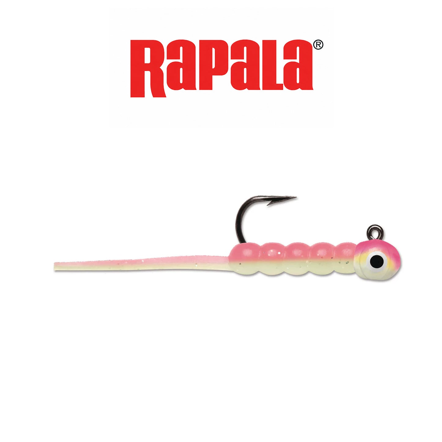 Rapala Wax Tail Jig 1/50 oz Pack Chartreuse Glow