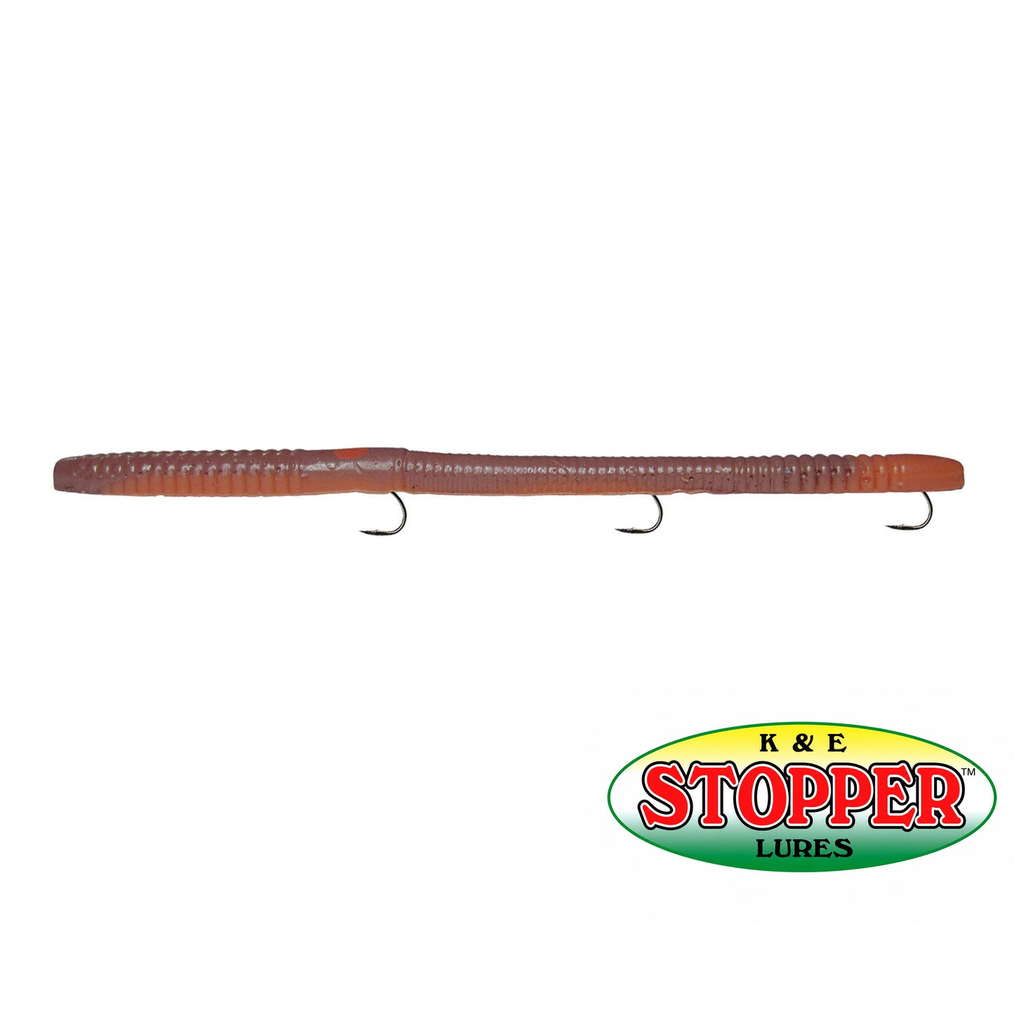 K&E Mag Stopper Regular Hook for Magnum 6" Worms 6/pack
