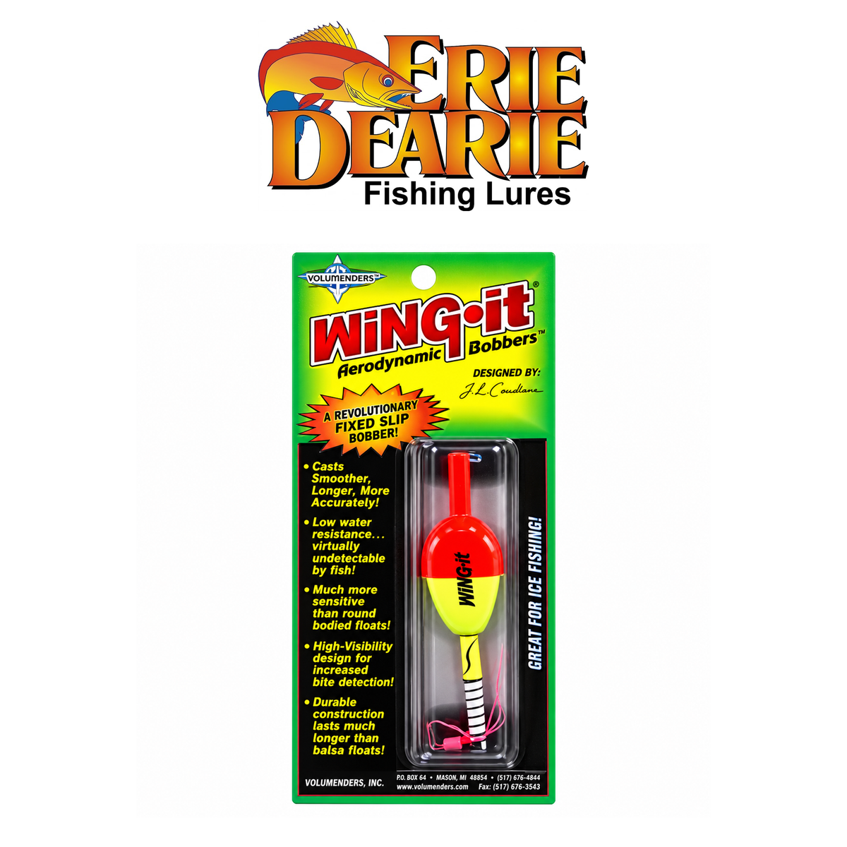 Carlson Fishing Bobber – High-Visibility Bite Indicator Float