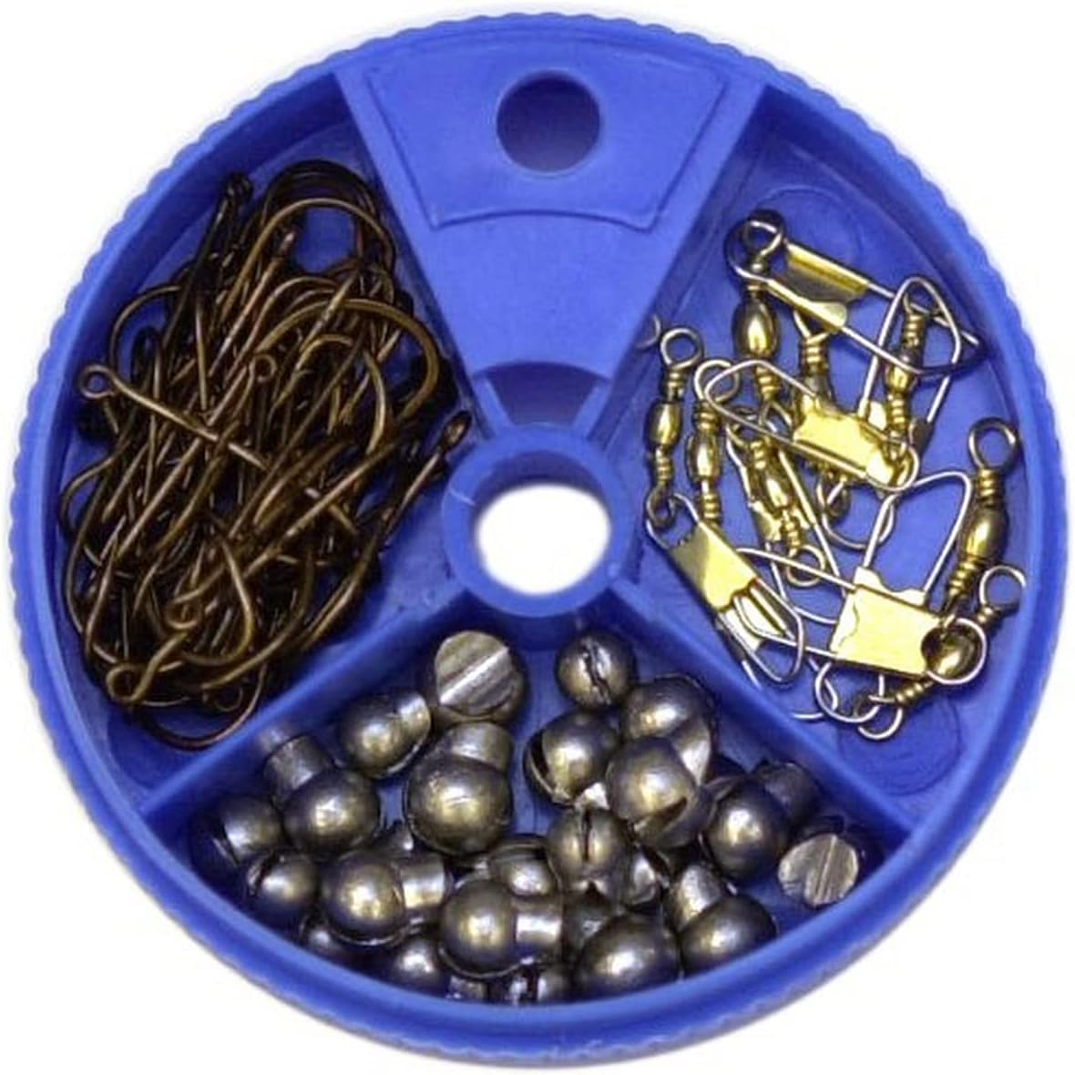 Baitholder Hook, Sinkers, Snaps Assortment Box HSSDB75