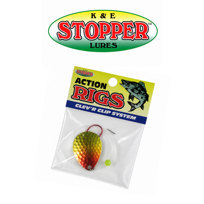 K&E Stopper Pro Flash Size 4 Fishing Stopper Pack