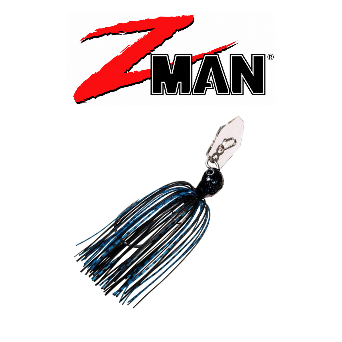 Z-Man JackHammer StealthBlade ChatterBait Fishing Lure