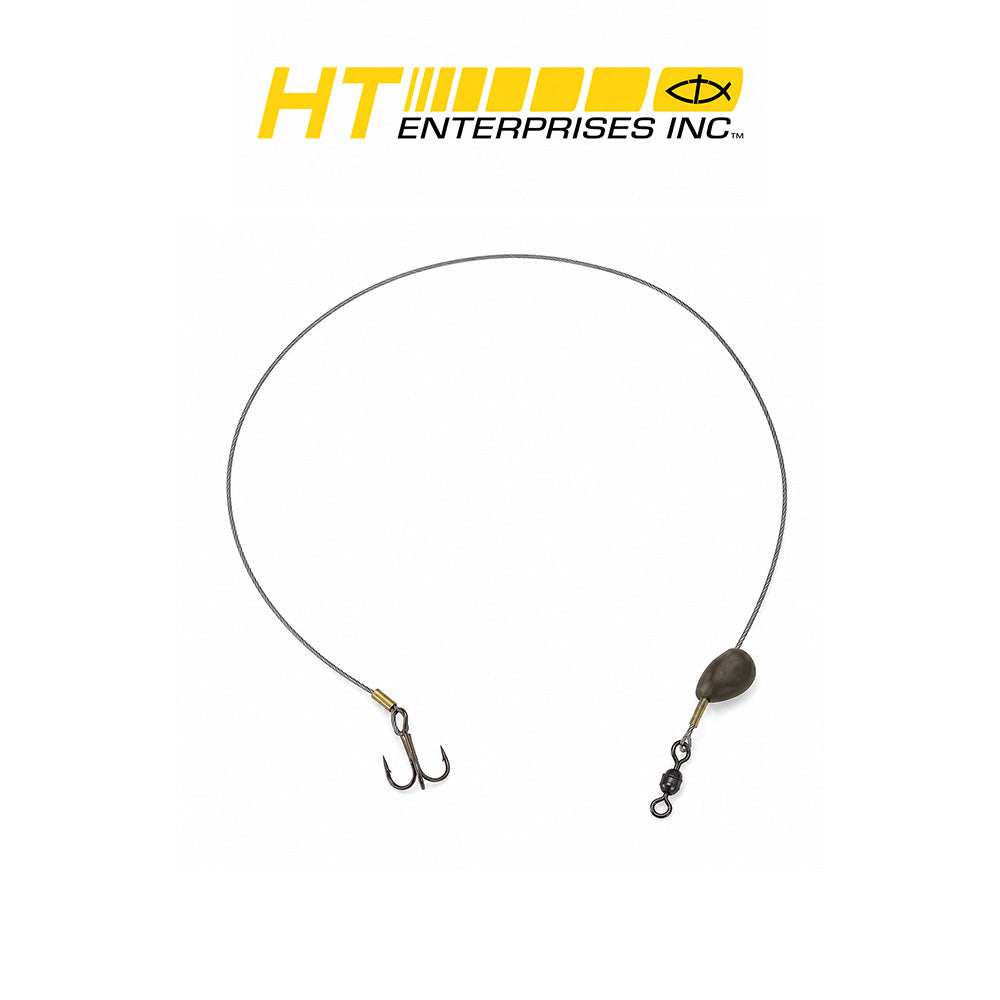 HT Tip-Up Ice Fishing Line Rigs 2-Pack Sizes 6 and 8