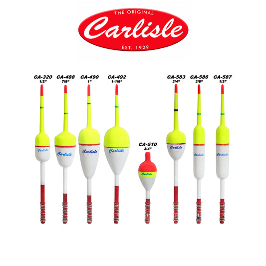Carlisle Spring Fishing Floats – Assorted Sizes