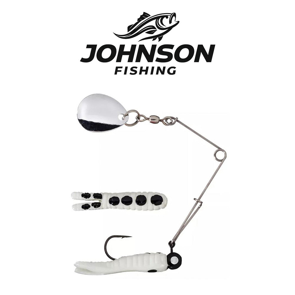 Johnson Fishing Beetle Spin Nickel 2-in-1 ¼ oz 6-Pack