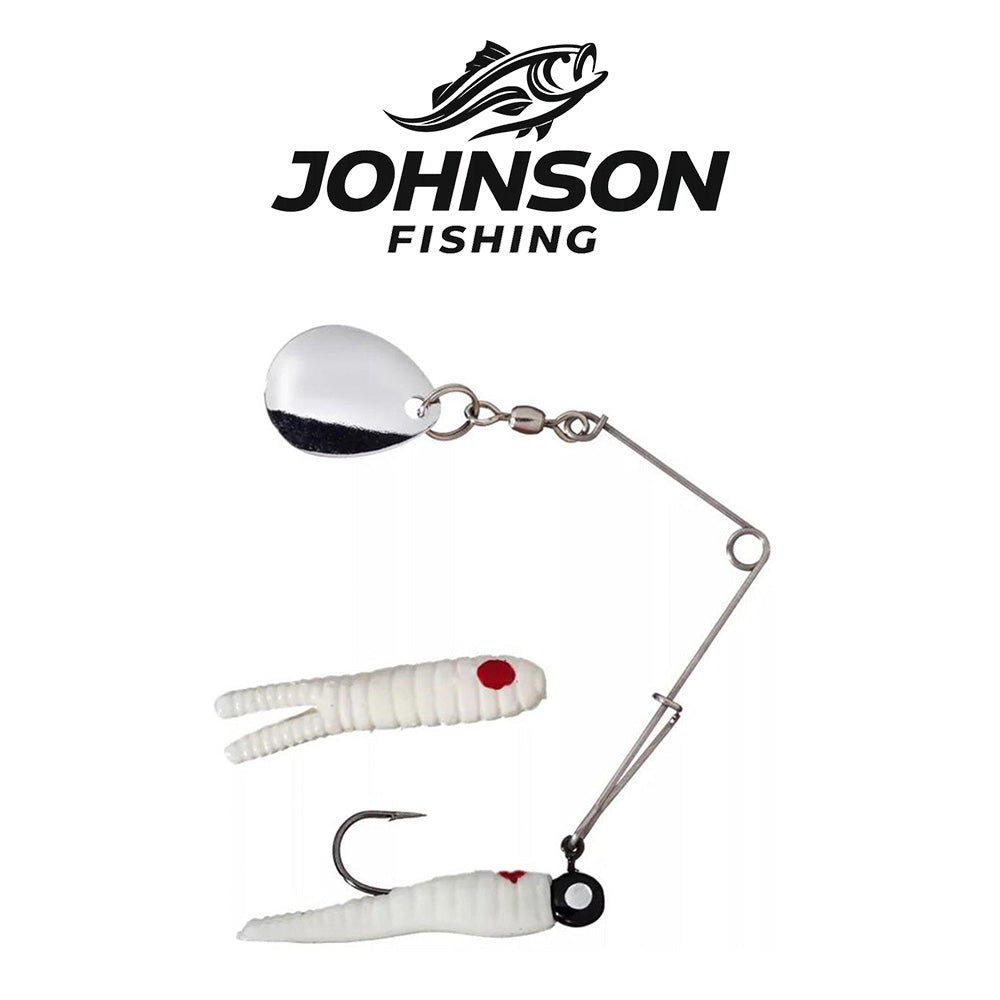 Johnson Fishing Beetle Spin Nickel 2-in-1 ¼ oz 6-Pack