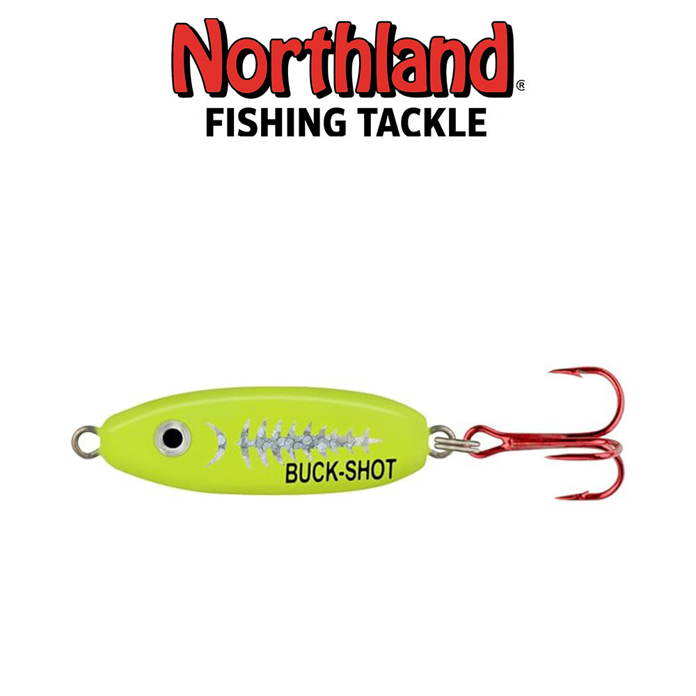 Buck-Shot Rattle Spoon Ice Fishing Lure
