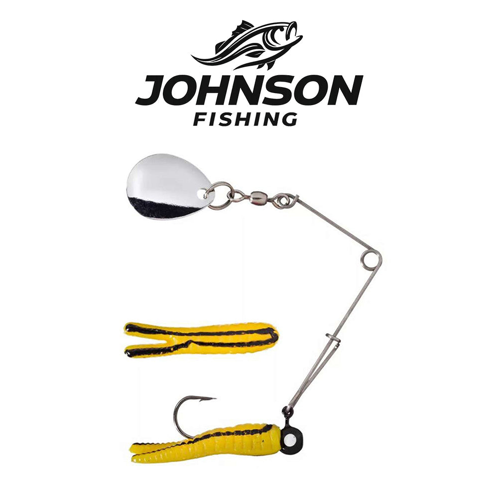 Johnson Fishing Beetle Spin Nickel 2-in-1 ¼ oz 6-Pack