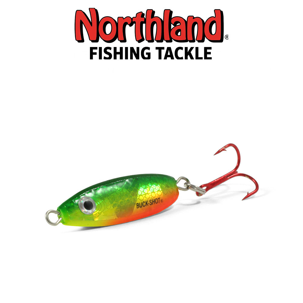 Buck-Shot Rattle Spoon Ice Fishing Lure