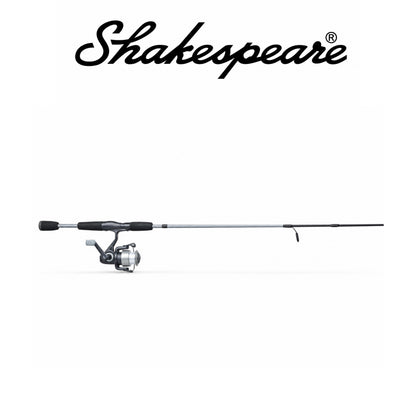 Shakespeare Navigator 6' Spinning Reel and Fishing Rod Combo 30 Size Grey