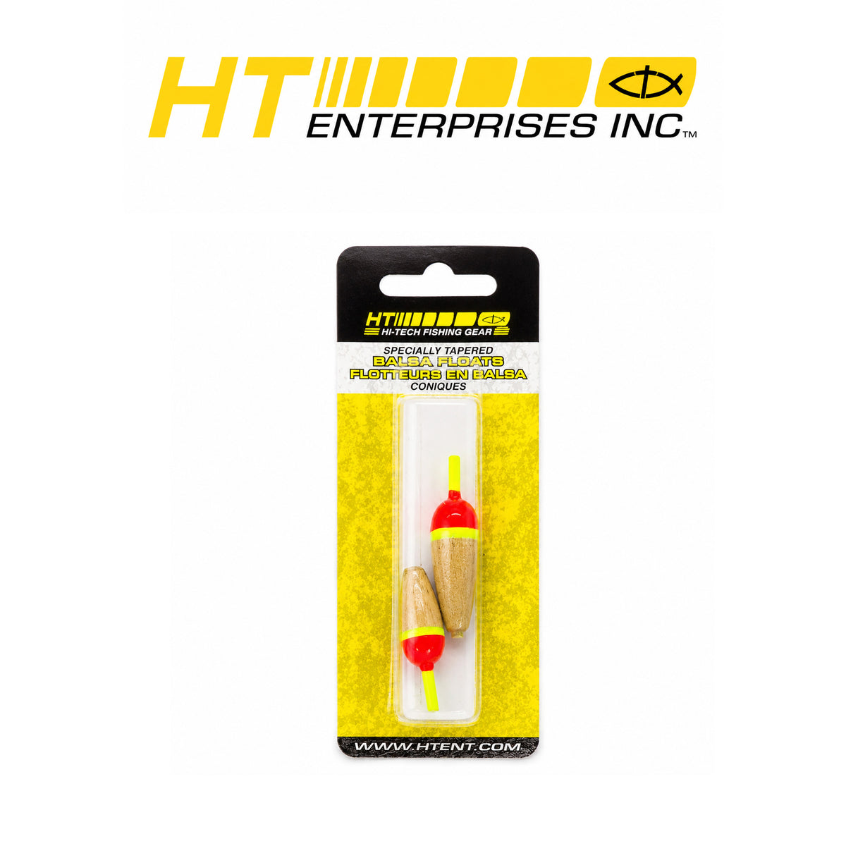 HT Balsa Bulb Slip Floats 2-Pack – 9/16 & 5/8 Sizes
