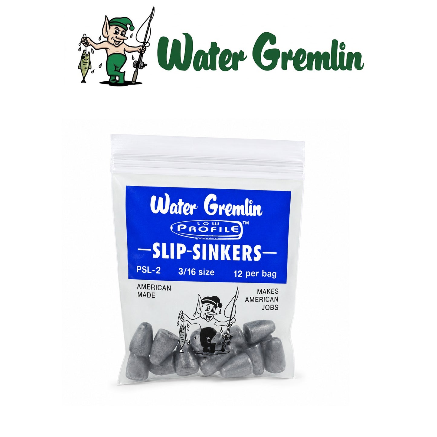 Water Gremlin Worm Weight PSL Fishing Sinker