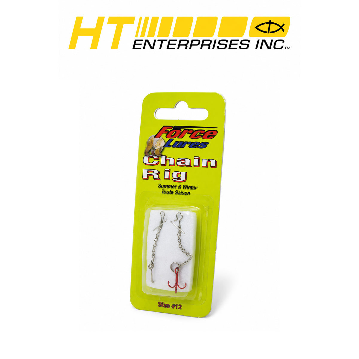 HT Chain Rig CR-2 with #12 Blood Red Treble Hook