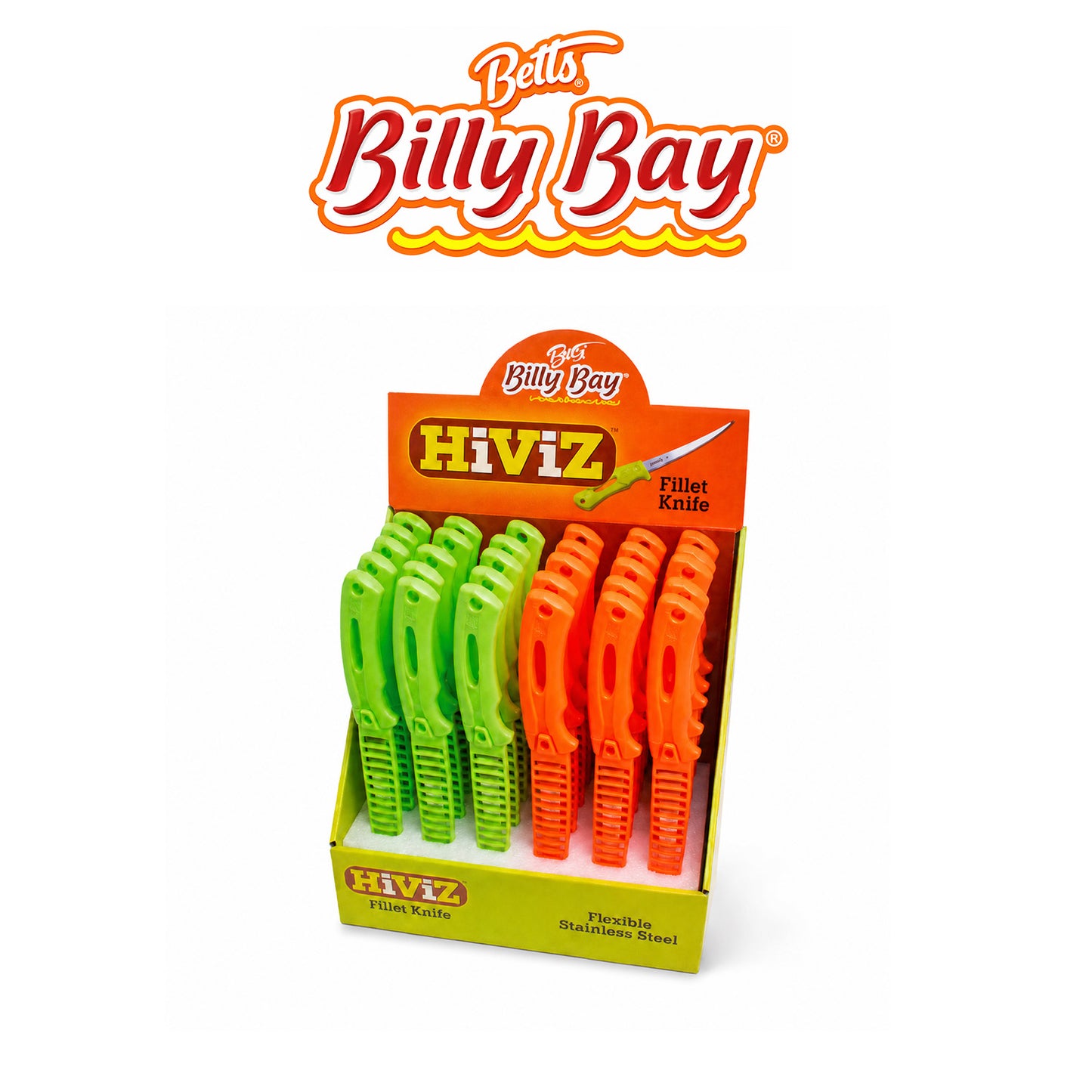 Billy Bay Halo Viz 4-Inch Stainless Steel Fillet Knife