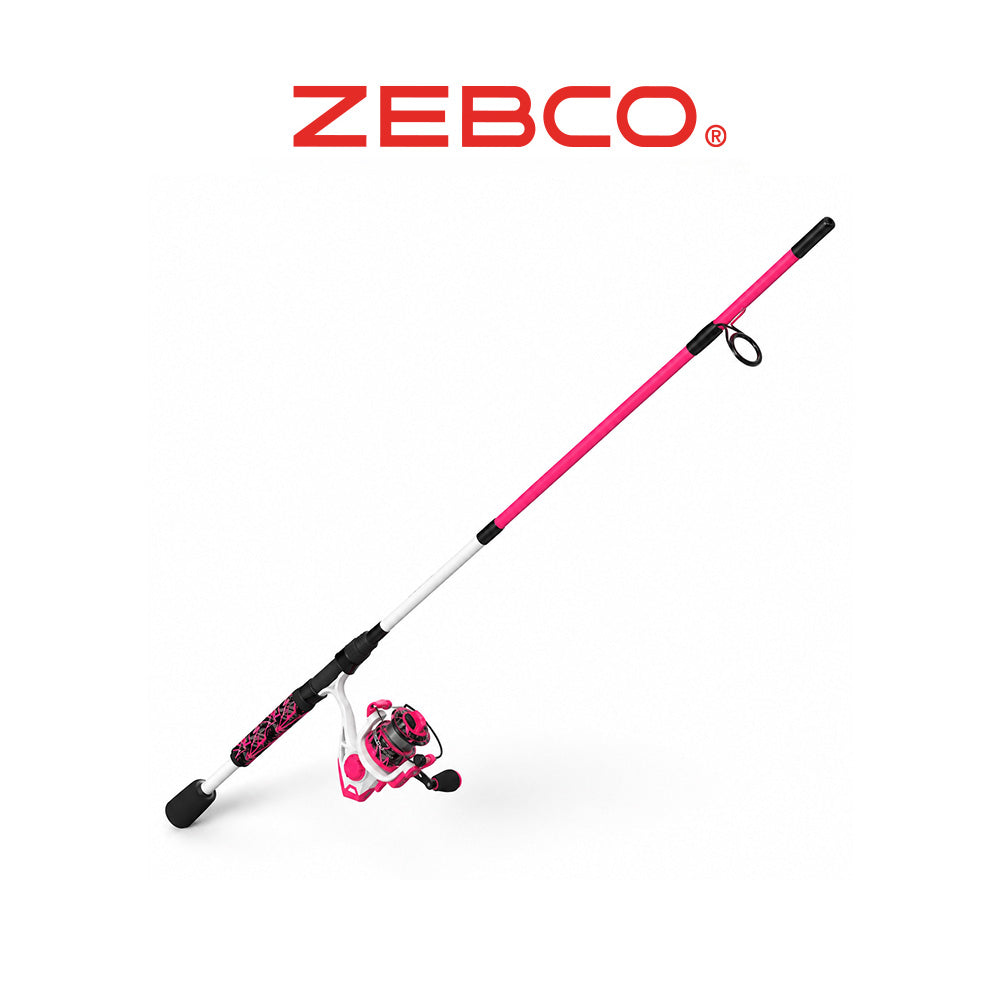 Zebco Custom Z Strike King Spinning Combo – 6'6" 2-Piece Medium Rod