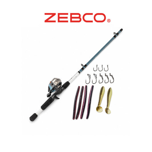 Zebco 33 Strike King Spincast Combo – 6’6” 2-Piece Medium Power