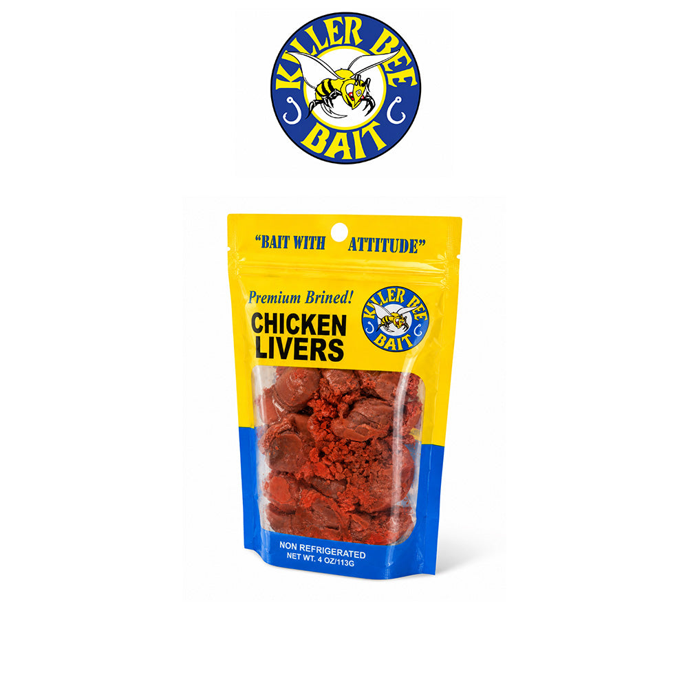 Killer Bee Bait Chicken Livers – Durable High-Quality Fishing Bait